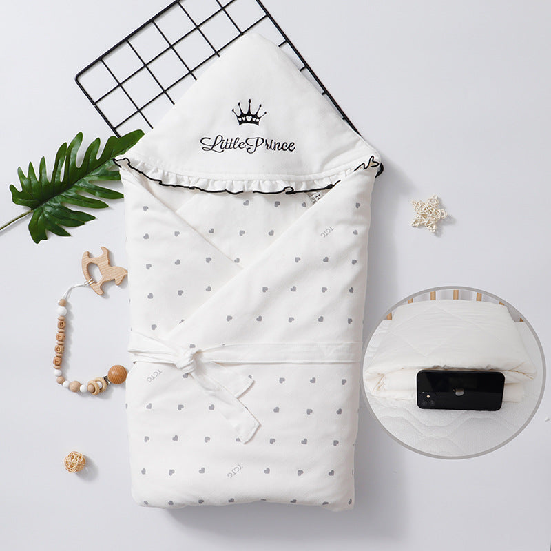 Sacco Nanna Invernale Bimbo/ Neonato- Little Prince e cuori