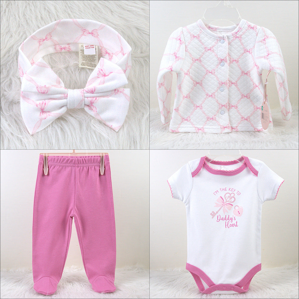 Set Completo Neonato 4 Pezzi