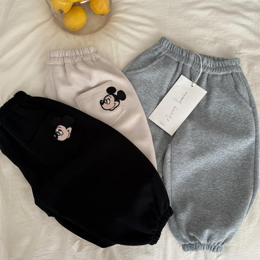 Pantaloni Jogger per Bambini in Cotone – Mickey Mouse Edition