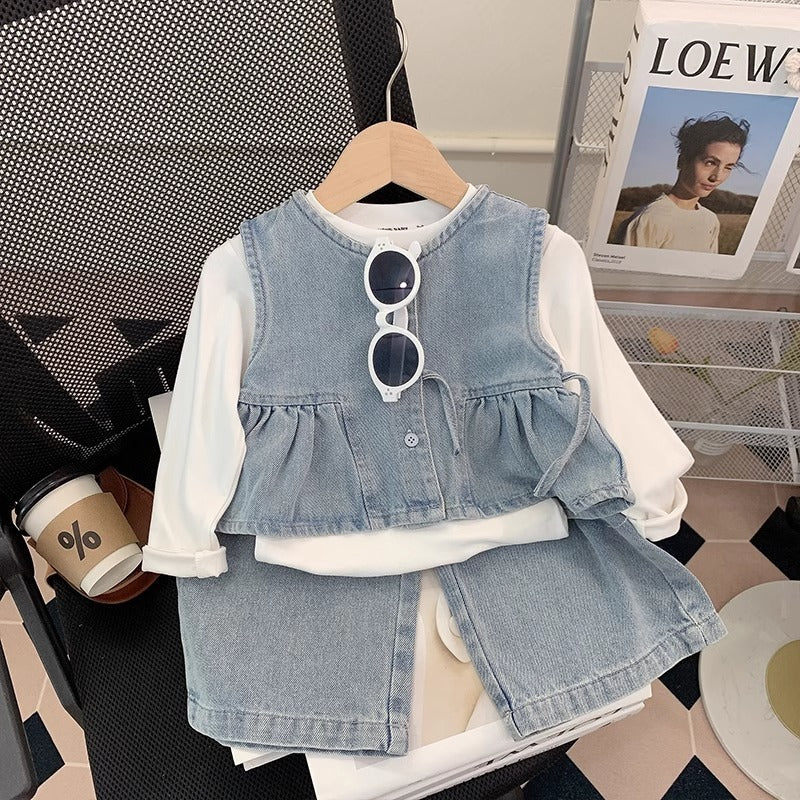 Set 2pz bimba in denim