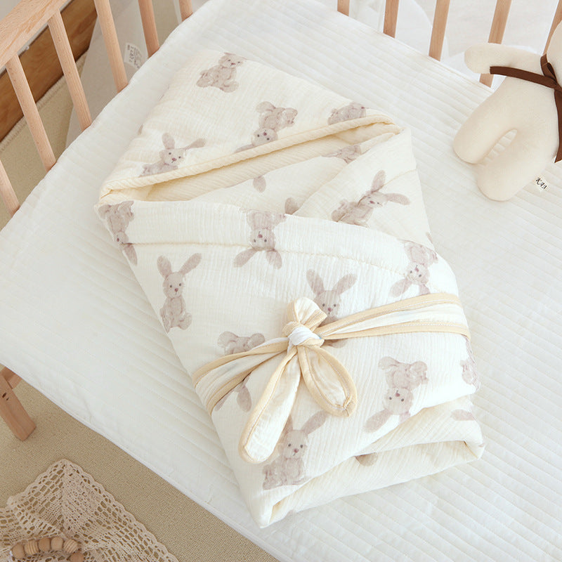 Sacco nanna 2in1  in Mussola di Cotone coniglietti