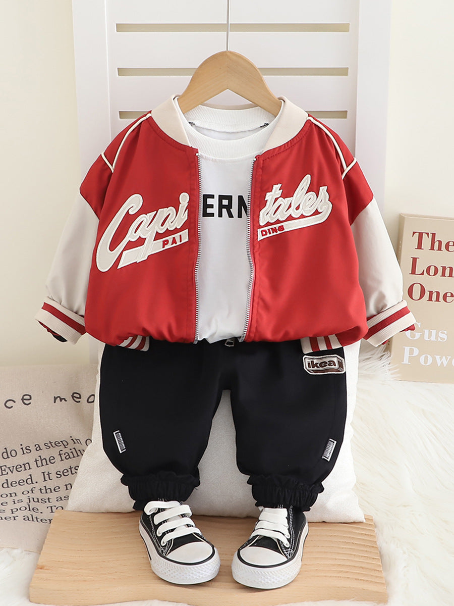 Completo Sportivo per Bambino  Giacca College, T-Shirt e Pantaloni