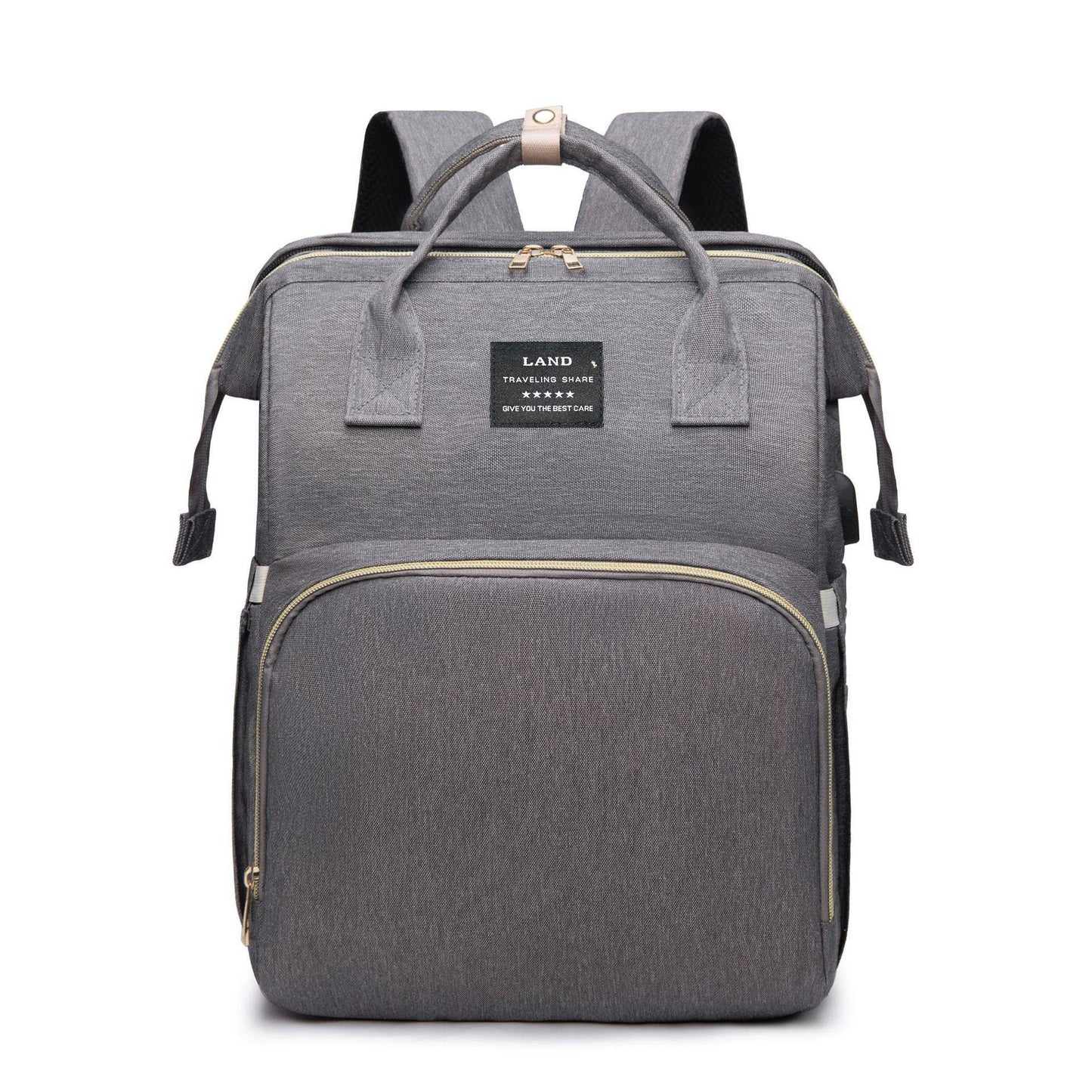 Zaino Fasciatoio Multifunzione con Lettino Portatile e Tasche Termiche