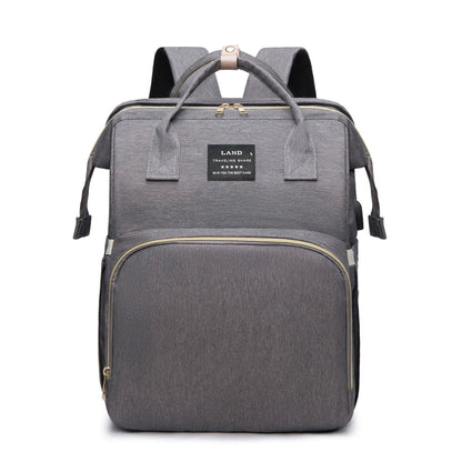 Zaino Fasciatoio Multifunzione con Lettino Portatile e Tasche Termiche