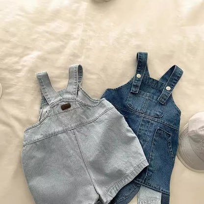 Salopette in Denim per Bambino - Stile Casual Estivo