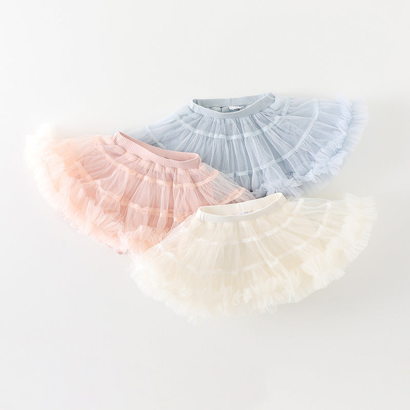 Gonna Tutu in Tulle per Bambina – Morbida e Voluminosa, Colori Pastello