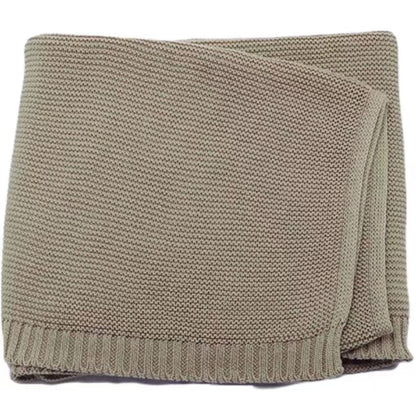 Coperta Neonato in Maglia – Morbida e Traspirante, Cotone 100%