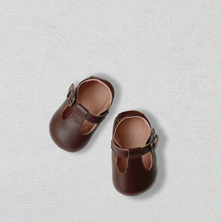 Scarpine Baby in Ecopelle con Fibbia – Modello Classico