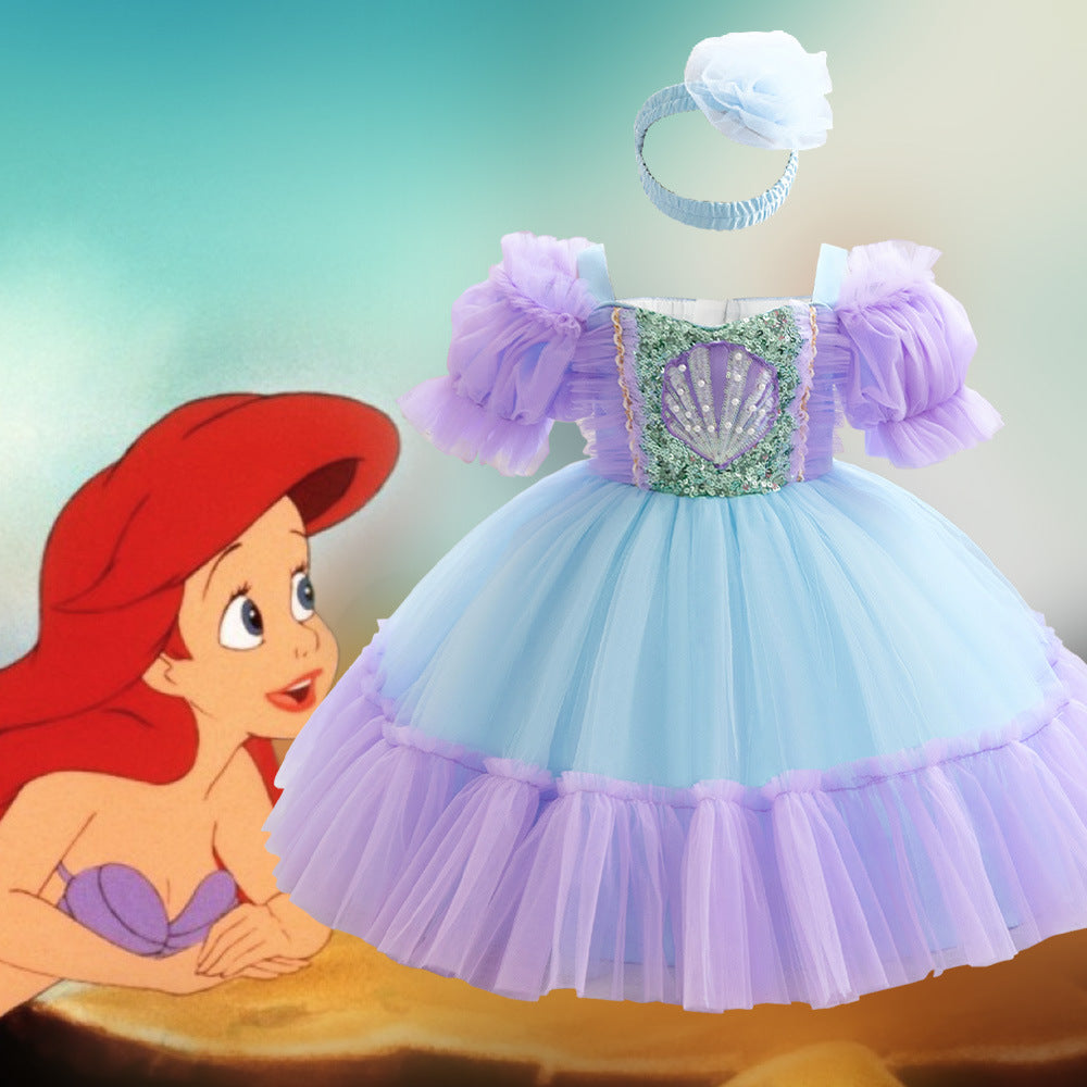 Costume da Principessa del Mare Ariel  per Bambine