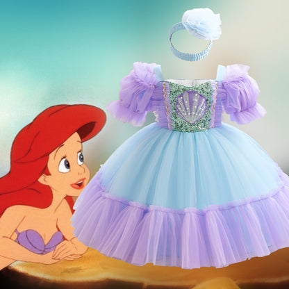 Costume da Principessa del Mare Ariel  per Bambine