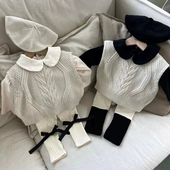 Maglia Treccia Bambina – Stile Nordic Chic