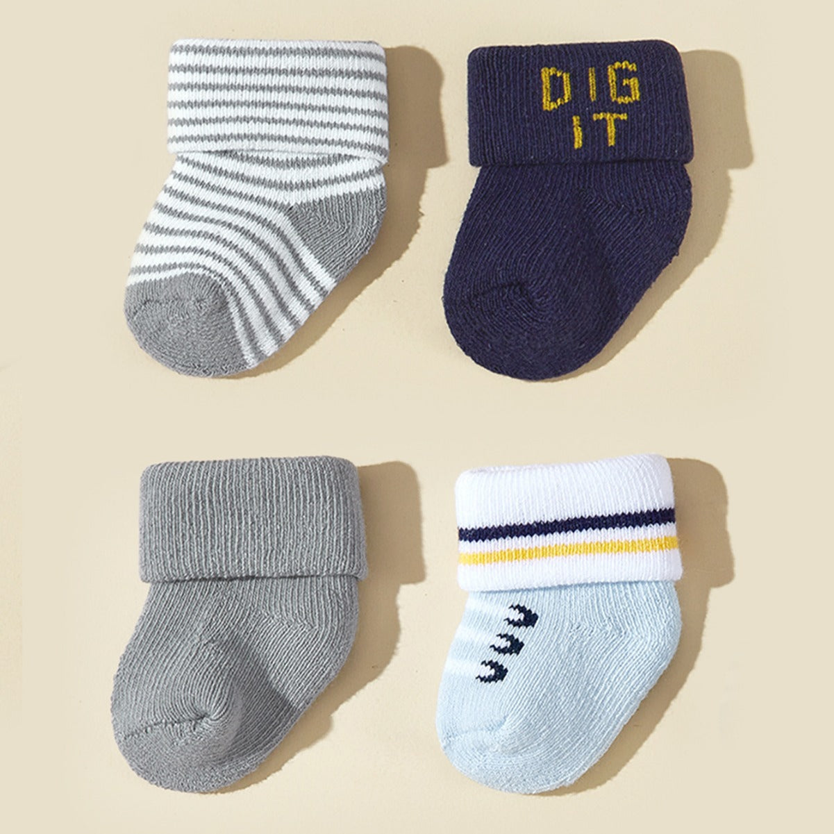 Set 4 Calzini Bimbo  in Cotone