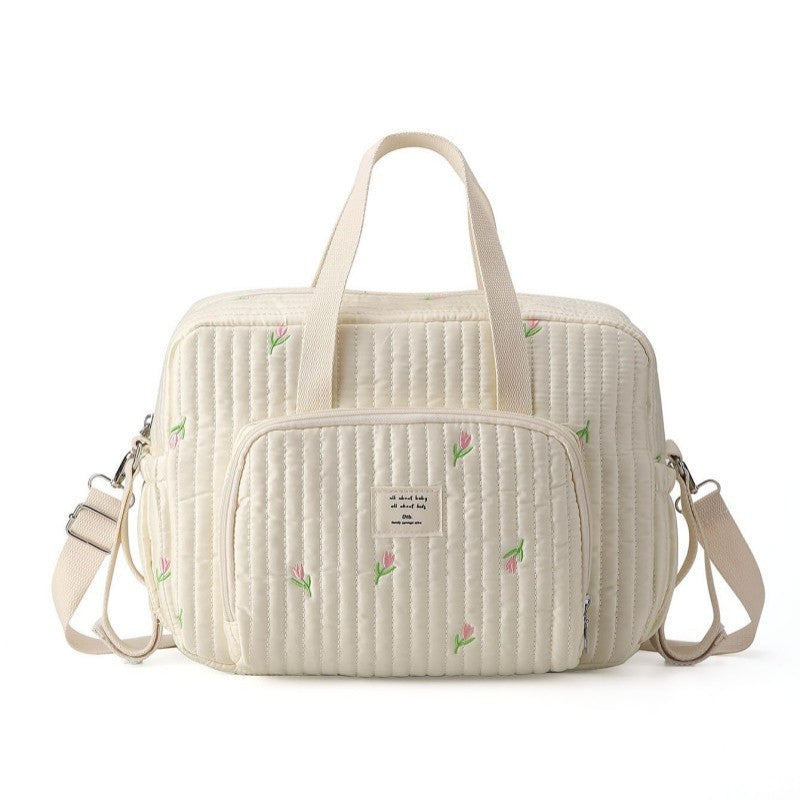 Borsa fasciatoio trapuntata con fantasia