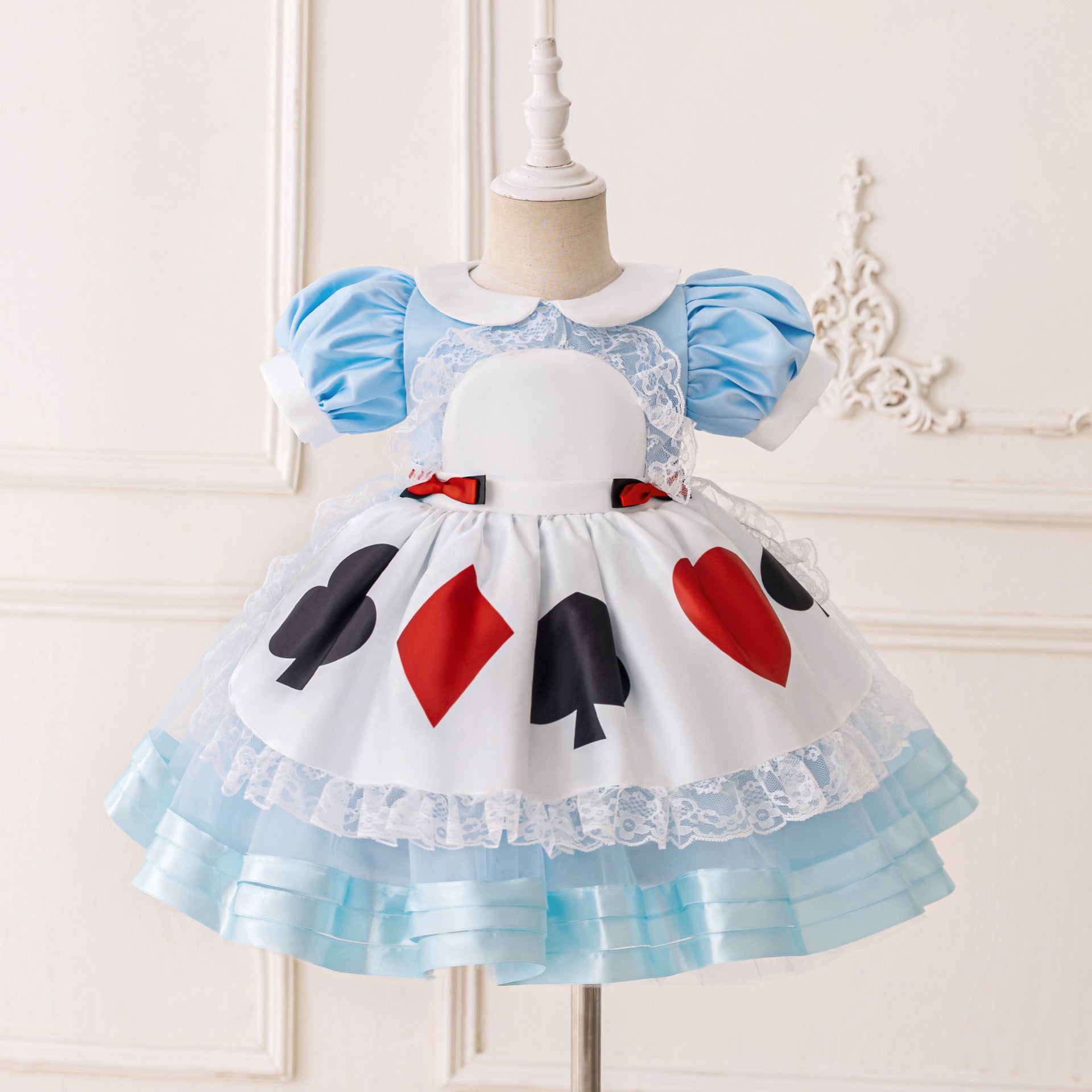 Costume Fiabesco Bimba - Stile Alice nel Paese delle Meraviglie