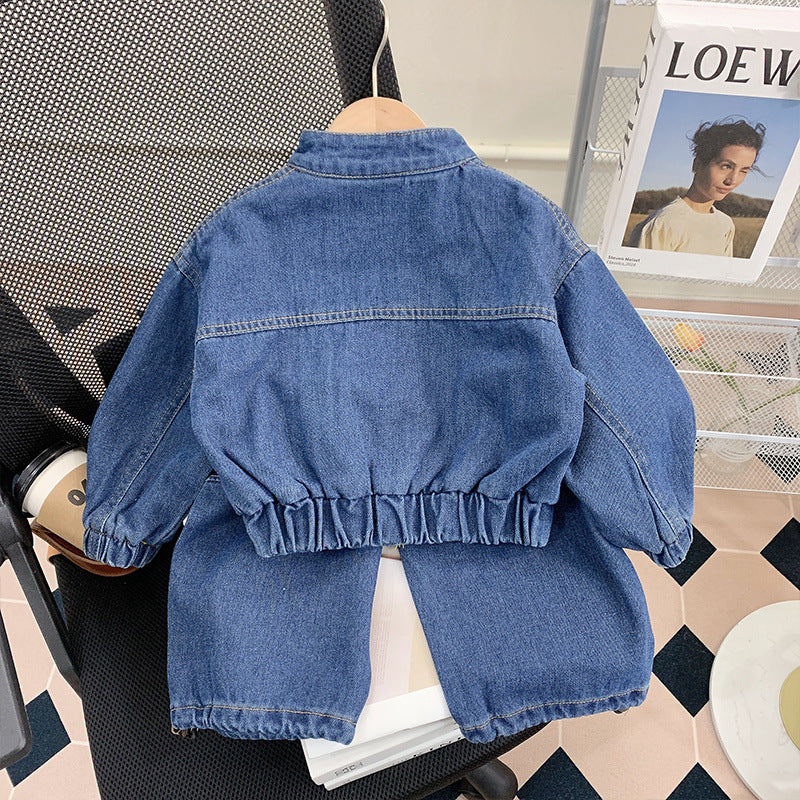 Set 2pz bimbo in denim