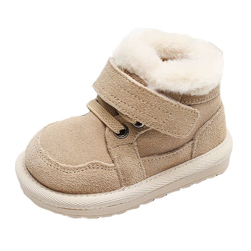 Stivaletti Invernali Neonato Antiscivolo con Pelliccia Interna – Caldi e Morbidi