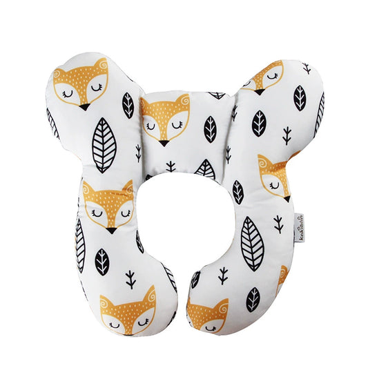 Cuscino Antiplagiocefalia Neonato Volpe  – Supporto Testa e Collo