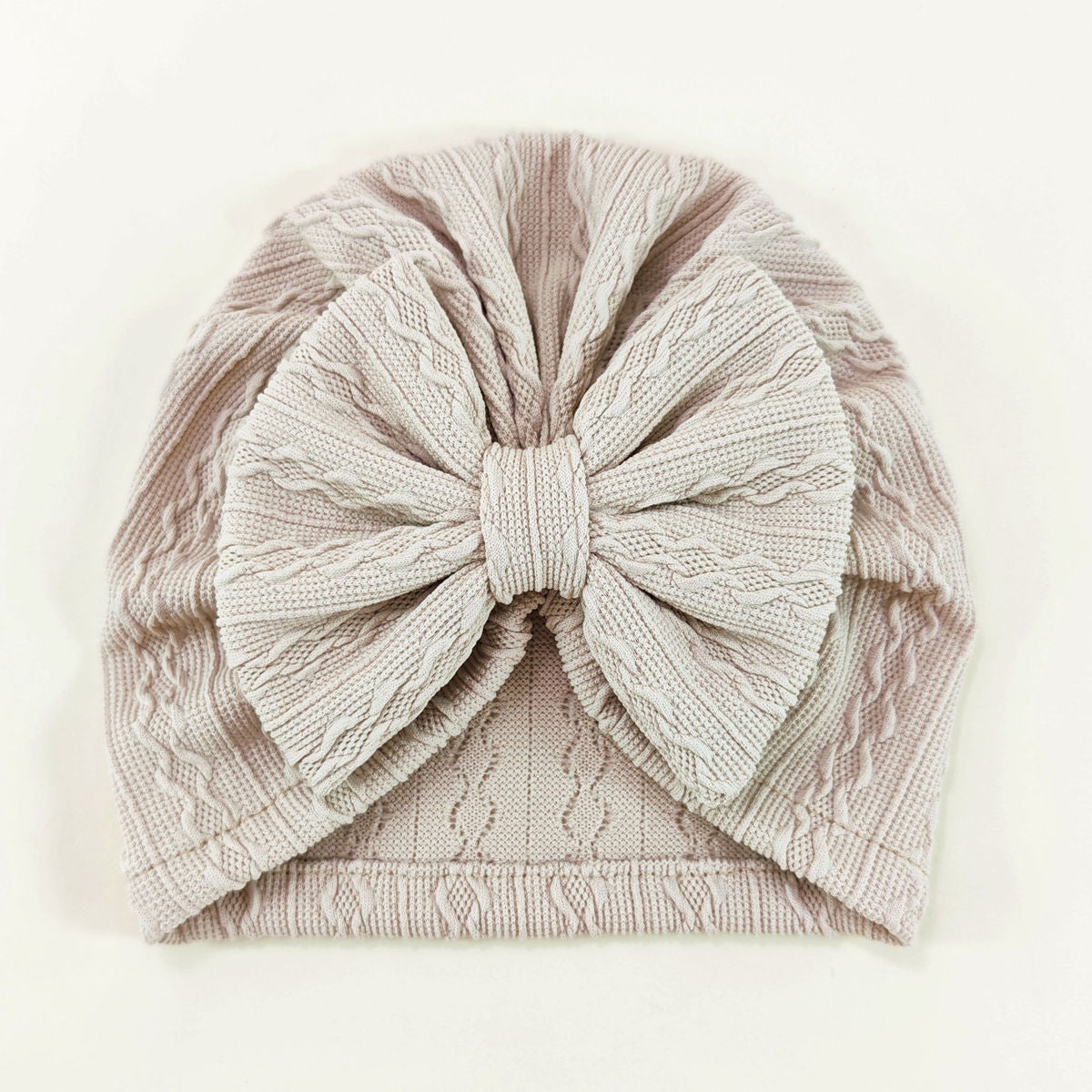 Set Cappellino Turbante + Calzini con Fiocco – Neonato