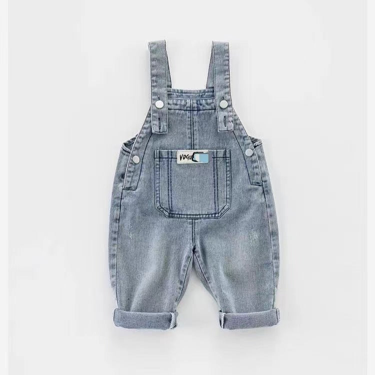 Salopette in denim per bambini – stile casual