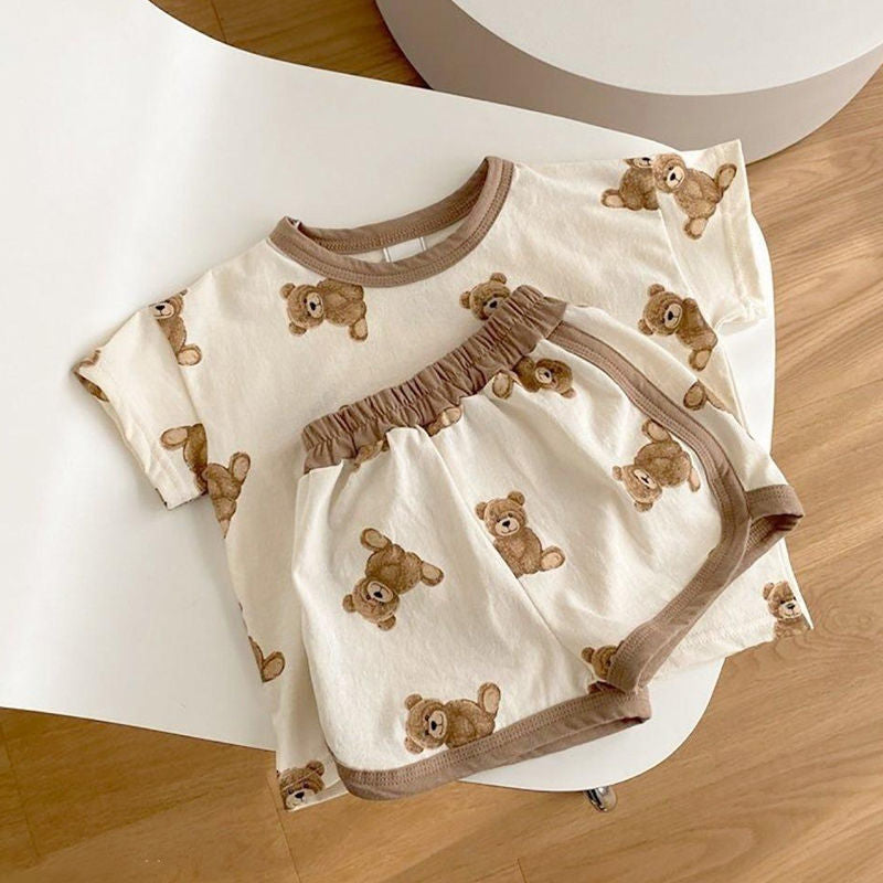 Completo Estivo Bambino con Stampa Orsetti