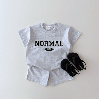 Completo Estivo Bambino  “NORMAL 1988”  T-shirt e Shorts