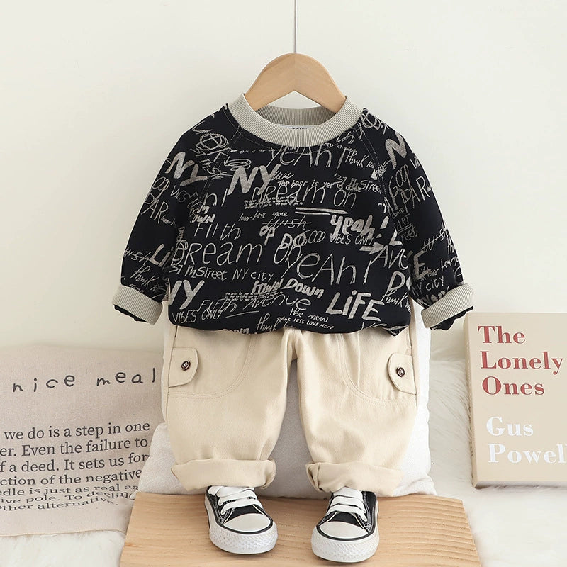 Completo 2 pezzi  Bimbo Grafico – Autunno/ Inverno