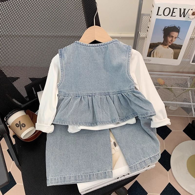 Set 2pz bimba in denim