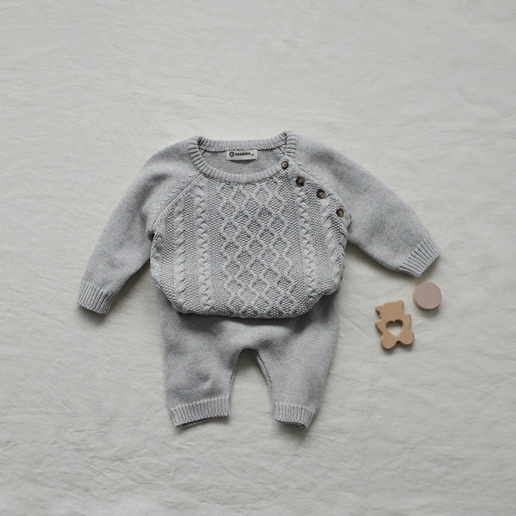 Completo Neonato in Maglia – 2 pezzi