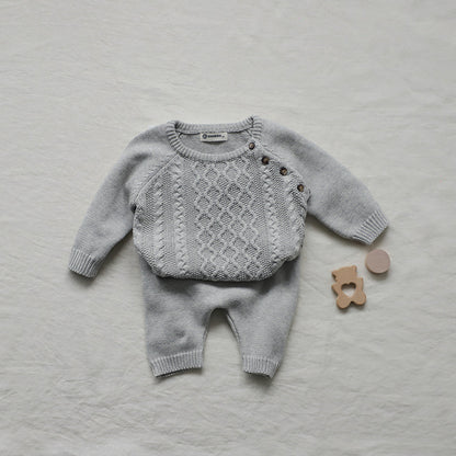 Completo Neonato in Maglia – 2 pezzi