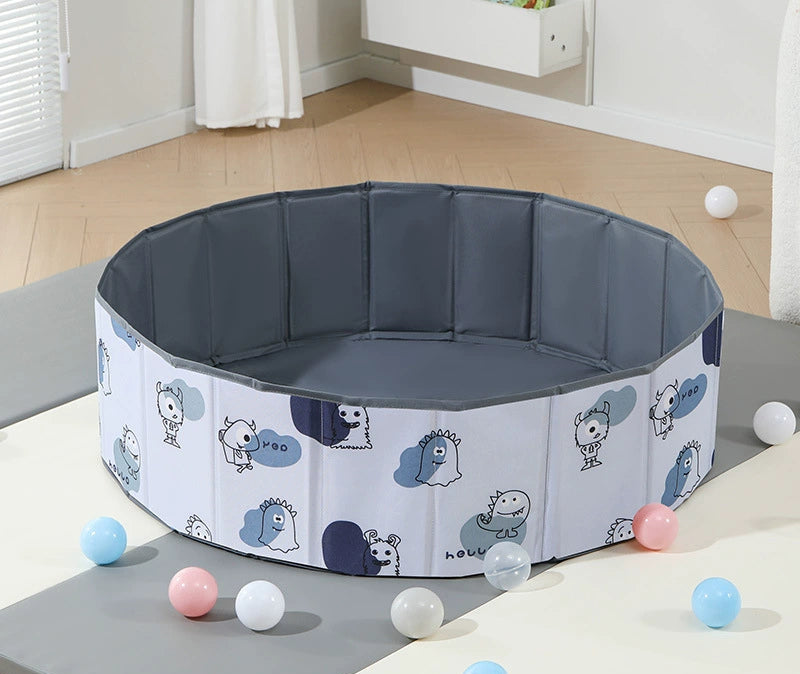 Piscina palline 120 cm – Mostriciattoli Blu/ rosa (con 100 palline)