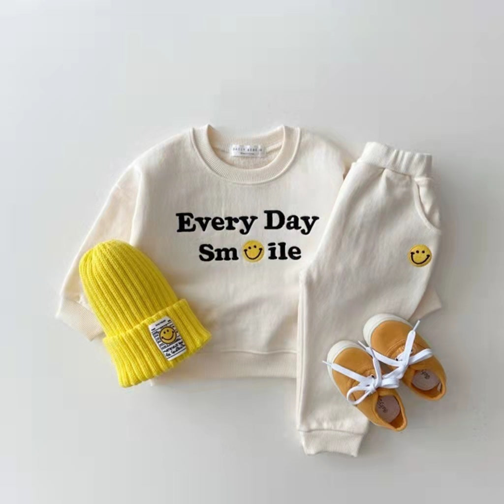 Completo Felpa e Pantaloni "Every Day Smile"