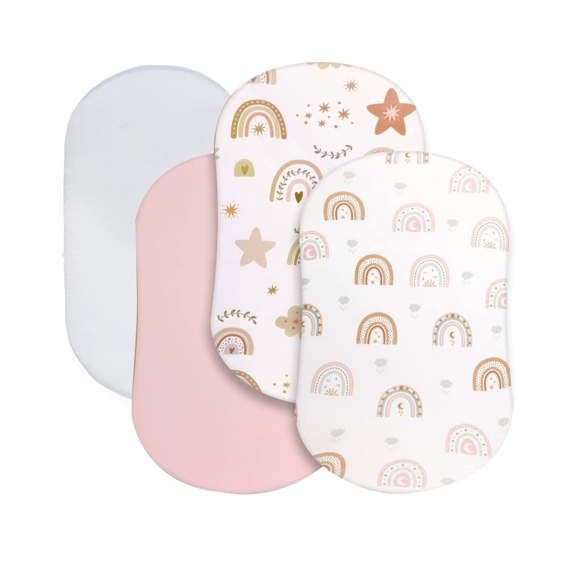 Set 4 Lenzuola Universali per BabyCulla Neonato Rosa – 100% Cotone Morbido