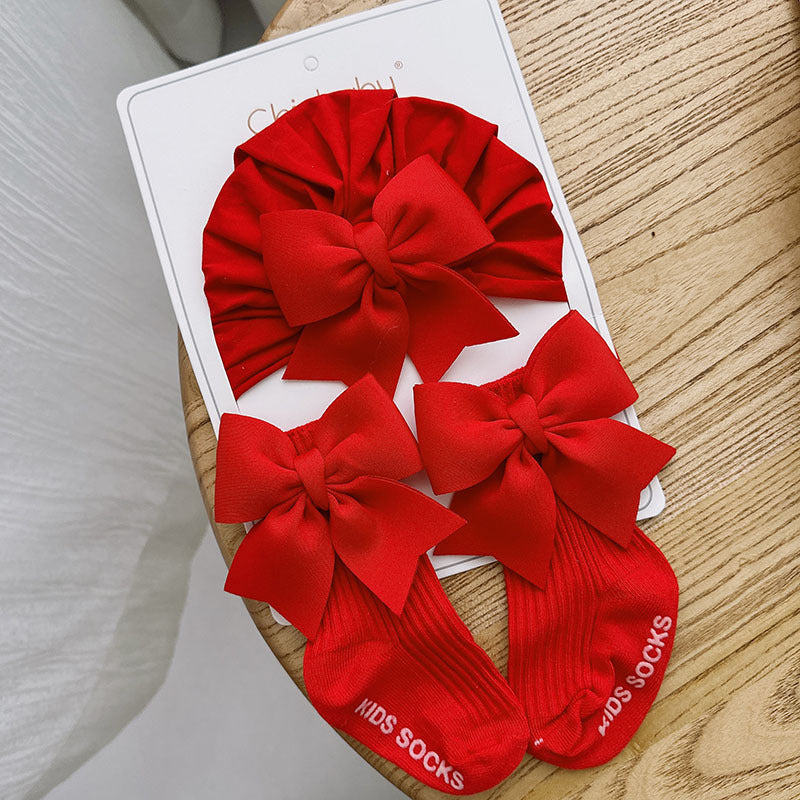 Set Fascia + Calzini con Maxi Fiocco