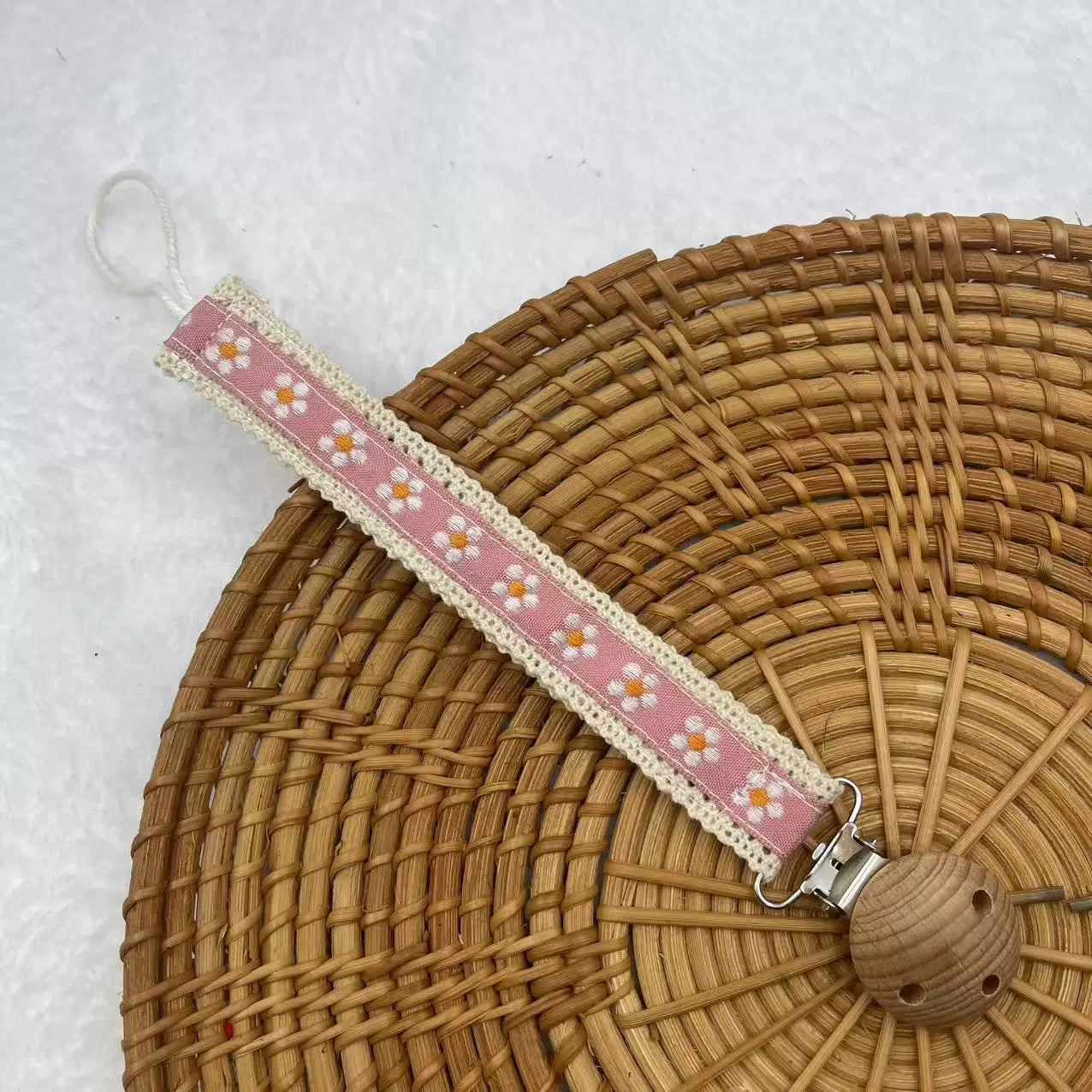 Portaciuccio Floreale in Cotone – Eleganza e Sicurezza per il Tuo Bambino
