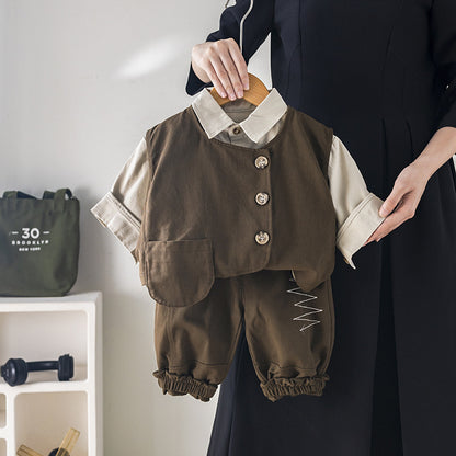 Completo due pezzi per Bambini – Stile Classico e Raffinato
