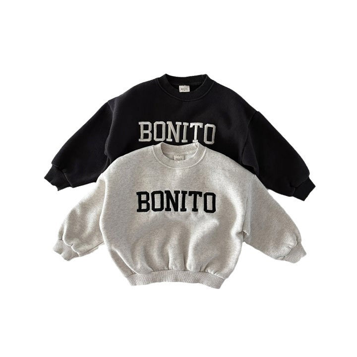 Felpa Unisex per Bambini – Stile Casual Oversize "BONITO"