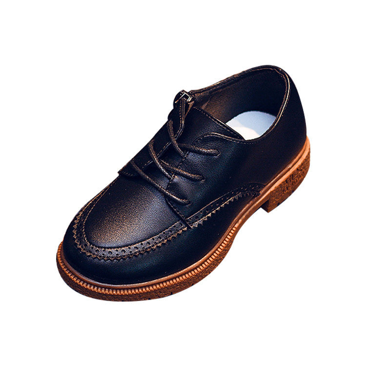 Scarpe Oxford Bambino in Pelle con Suola Antiscivolo