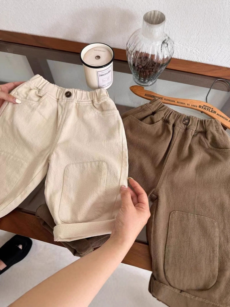 Pantalone Bimbo  in Cotone – Modello "Soft Explorer"