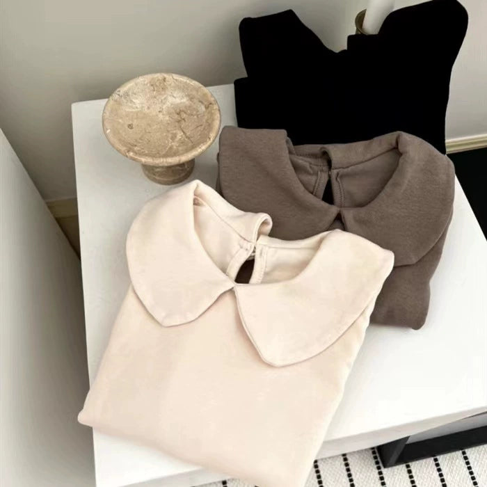 Maglia Bimba con Colletto Peter Pan – Minimal Chic