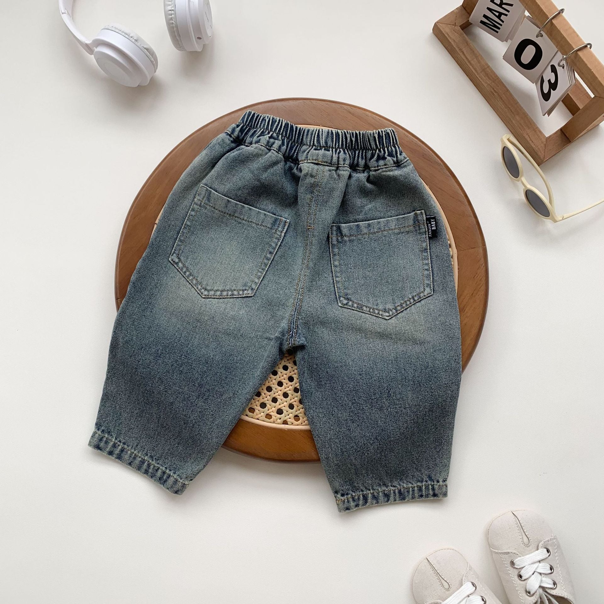 Jeans Casual in Denim per Bambini