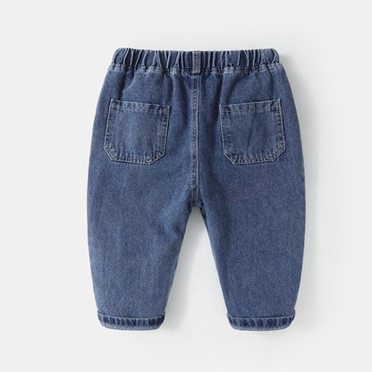 Jeans in Denim Morbido per Bambini