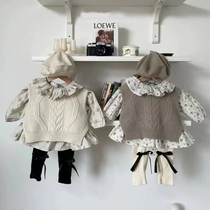 Maglia Treccia Bambina – Stile Nordic Chic