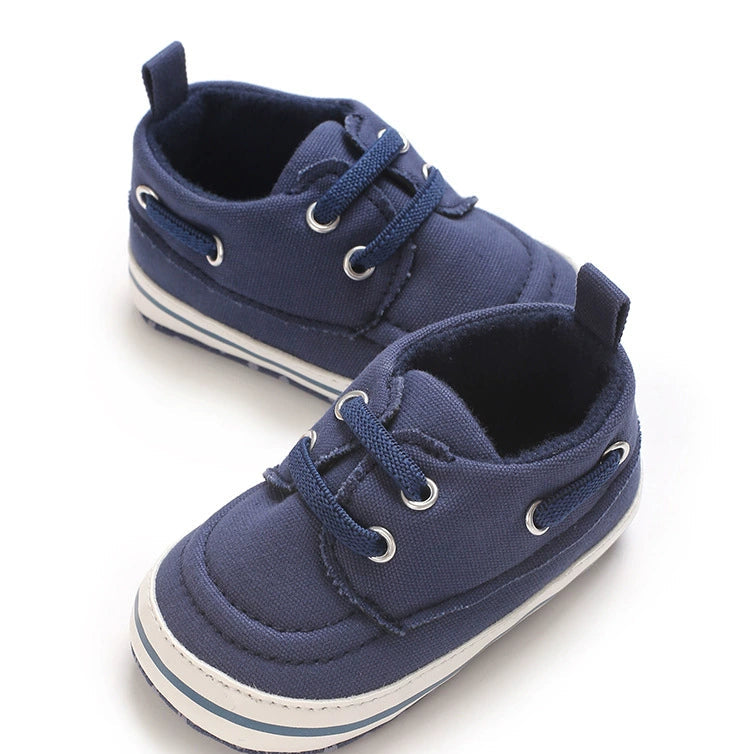 Scarpette Neonato in Tela – Morbide, Antiscivolo e Super Leggere