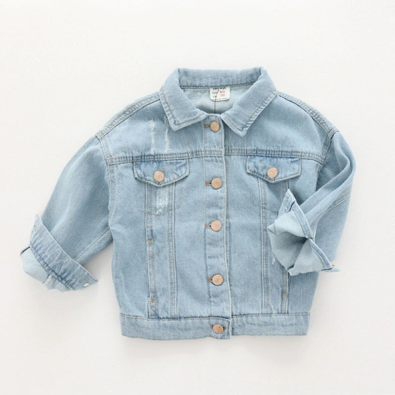 Giacca di jeans con ricamo vintage