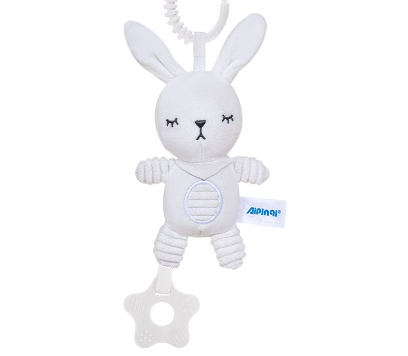 Giostrina/pendente passeggino in peluche –con sonaglino e massaggiagengive