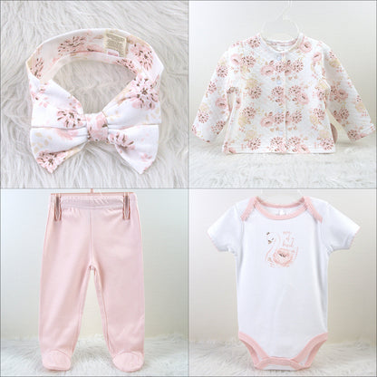 Set Completo Neonato 4 Pezzi