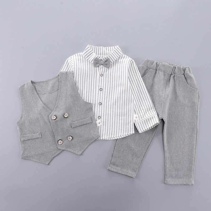 Completo Elegante per Bambini - Camicia, Gilet e Pantaloni