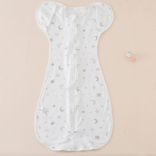 Sacco Nanna Neonato con Zip – Modello Farfalla | Fantasia Luna e Stelle