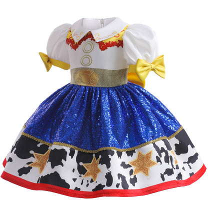 Costume da Cowgirl per Bambine - Stile Jessie toy story