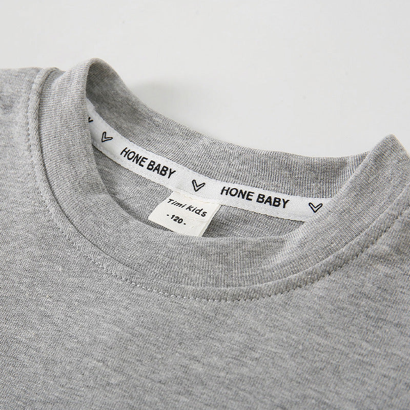 Set Bambina 2 Pezzi – T-shirt Oversize & Gonna a Balze